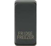 KnightsBridge Switch cover "marked FRIDGE FREEZER" - anthracite