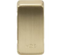 KnightsBridge Switch cover "marked HOB" - brushed brass