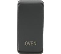 KnightsBridge Switch cover "marked OVEN" - anthracite
