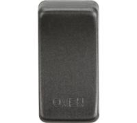 KnightsBridge Switch cover "marked OVEN" - smoked bronze
