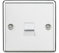 Telephone Master Outlet - Rounded Edge Polished Chrome