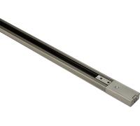 Knightsbridge TRK2MAS 230V 10A Single Circuit Track Satin Nickel 2 Metre