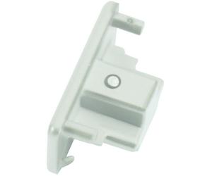 Knightsbridge TRKDE1W 230V Single Circuit Track Dead End Cap - White