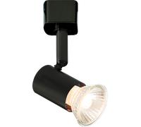 GU10 Adjustable Track Cylindrical Spotlight in Black