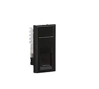 Knightsbridge UTP CAT5E RJ45 Outlet, ABS, Black