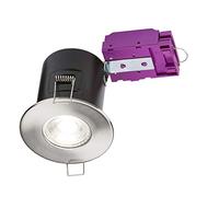 Knightsbridge VFC GU10 Fire Rated Downlight Brushed Chrome