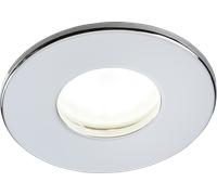 Knightsbridge VFCFIPC 230V IP65 Fixed GU10 Fire-Rated Downlight - Chrome