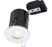 Knightsbridge Vfcipw 230V Ip65 Gu10 Fire-Rated Downlight White
