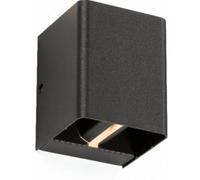 Knightsbridge Wad12Aa Outdoor Ip65 6W Led (3000K Warm White ) Adjustable Up Down Wall Light In An Anthracite Finish