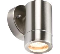 KnightsBridge Fixed IP65 Lightweight Stainless Steel Indoor Outdoor Single Wall Light