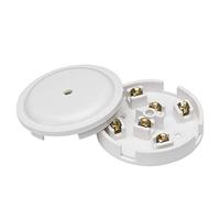 Knightsbridge White Square edge Plastic 20A Junction Box 6-Terminal - White (89mm)
