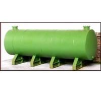 Knightwing Model Railway Single Diesel Tank With Supports - OO Gauge Plastic Kit