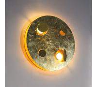 Knikerboker Buchi LED wall lamp 40 cm gold leaf