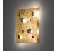 Knikerboker Buchi wall light 60x60cm gold leaf