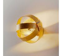 Knikerboker Ecliptika gold-coloured LED wall light