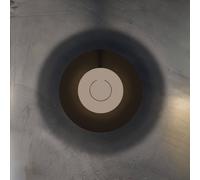 Knikerboker LED wall lamp DoppioZero, brown/Sahara, Ø 30 cm