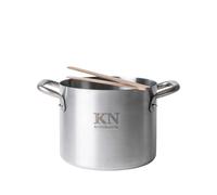 knindustrie The Pasta Beyond Basic steel pot - Silver OS