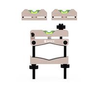 KNINE OUTDOORS Scope Leveling Tool Scope Mounting Level Universal and Professional Tool with Heavy-Duty Designed and Stored in Case for Maintenance, Black Silver Rich Gold (Rich Gold)