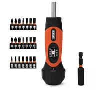 KNINE OUTDOORS Torque Screwdriver Wrench Driver Set 10-70 Inch Pounds lbs for Maintenance, 21 Hex Bits, Shaft Extension, For Tools, Bike Repairing and Mounting, Orange