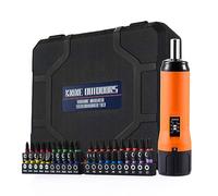 KNINE OUTDOORS Torque Screwdriver Wrench Driver Set 10-70 Inch Pounds lbs for Maintenance with T-bar Handle, 40 Hex Bits, 1/4" Socket, Shaft Extension, for Tools, Bike Repairing and Mounting, Orange