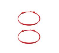 Kninmdor Adjustable Red String Bracelet Handmade Yoga Prayer Rope Good Luck Charm for Men and Women, One Size, Cotton, no gemstone