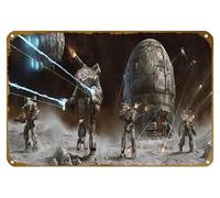 KNIOIL 3840X1200 px, action, Battletech, fi, Fighting, mech, mecha Poster Vintage Metal Tin sign Logo Family Club Bar Cafe Bedroom Art Wall Decoration Gift 8x12 inches