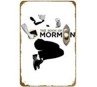 KNIOIL Book Of Mormon Poster Vintage Metal Tin sign Logo Family Club Bar Cafe Bedroom Art Wall Decoration Gift 8x12 inches