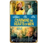 KNIOIL Charming the Hearts of Men Movie Poster Vintage Metal Tin sign Logo Family Club Bar Cafe Bedroom Art Wall Decoration Gift 8x12 inches
