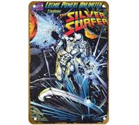 KNIOIL Cosmic Powers Unlimited Starring the Silver Surfer (1995) #1- #5 Set Comics and Toons Poster Vintage Metal Tin sign Logo Family Club Bar Cafe Bedroom Art Wall Decoration Gift 8x12 inches