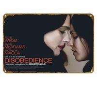 KNIOIL Disobedience (#5 of 6) Love is an act of defiance 2018 Movie Poster Vintage Metal Tin sign Logo Family Club Bar Cafe Bedroom Art Wall Decoration Gift 8x12 inches