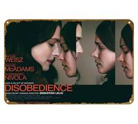 KNIOIL Disobedience (#6 of 6) Love is an act of defiance 2018 Movie Poster Vintage Metal Tin sign Logo Family Club Bar Cafe Bedroom Art Wall Decoration Gift 8x12 inches