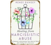 KNIOIL Healing from Narcissistic Abuse-: A Pathway to Reclaiming Your Heart & Mind After Falling for a Narcissist Poster Vintage Metal Tin sign Art Wall Decoration Gift 8x12 inches