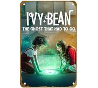 KNIOIL Ivy + Bean: The Ghost That Had to Go (2022) Poster Vintage Metal Tin sign Logo Family Club Bar Cafe Bedroom Art Wall Decoration Gift 8x12 inches