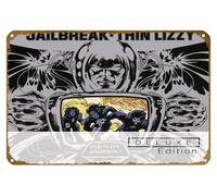 KNIOIL Jailbreak (Deluxe Edition) - Thin Lizzy Poster Vintage Metal Tin sign Logo Family Club Bar Cafe Bedroom Art Wall Decoration Gift 8x12 inches