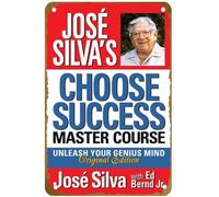 KNIOIL JosÈ Silva Choose Success Master Course Poster Vintage Metal Tin sign Logo Family Club Bar Cafe Bedroom Art Wall Decoration Gift 8x12 inches