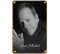 KNIOIL Kiefer Sutherland (Acting) Poster Vintage Metal Tin sign Logo Family Club Bar Cafe Bedroom Art Wall Decoration Gift 8x12 inches