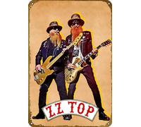 KNIOIL Monster of Rock zz top Musica Poster Bar Pub Cafe Wall Vintage Karaoke Retro Metal Tin Sign Man Cave Decor Band Art 8x12 inch
