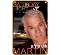 KNIOIL Saturday Night Live: The Best of Steve Martin movie Poster Vintage Metal Tin sign Logo Family Club Bar Cafe Bedroom Art Wall Decoration Gift 8x12 inches