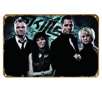 KNIOIL Skillet Band Members Poster Vintage Metal Tin sign Logo Family Club Bar Cafe Bedroom Art Wall Decoration Gift 8x12 inches