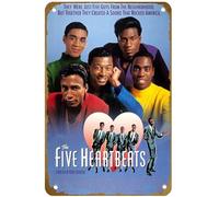 KNIOIL The Five Heartbeats They were just five guys from the neighborhood, but together they created a sound that rocked America. 1991 Poster Vintage Metal Tin sign 8x12 inches