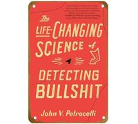 KNIOIL The Life-Changing Science of Detecting Bullshit Poster Vintage Metal Tin sign Logo Family Club Bar Cafe Bedroom Art Wall Decoration Gift 8x12 inches