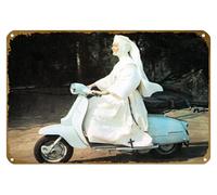 KNIOIL The Singing Nun, Debbie Reynolds, 1966 Retro Bathroom Decoration Poster Vintage Metal Tin sign Logo Family Club Bar Cafe Bedroom Art Wall Decoration Gift 8x12 inches