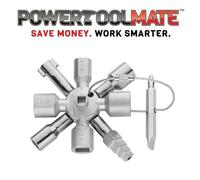 Knipex 00 11 01 Universal Twin Key Utility Gas Cabinet Cupboard Shut Off Systems