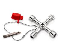 Knipex Control Cabinet Key for all standard cabinets and shut-off systems 76 mm 00 11 03