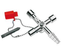 KNIPEX Profi-Key for All Standard Shut-Off Systems 89 mm, 00 11 04