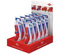 Knipex 00 18 01 V27 Counter Display Of 16 95 01 Sb Knipex Ergostrip Universal Stripping Tool For Right-Handers, 10 Parts, 305mm
