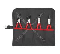 KNIPEX 00 19 56 Circlip Pliers Set, 4 Piece