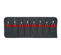 Knipex 00 19 58 V02 Tool Roll Circlip Plier Set, 8 Piece
