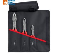 Knipex Twingrip Slip Joint Pliers Set 3 Piece Durable Tool Kit For Precision Grip