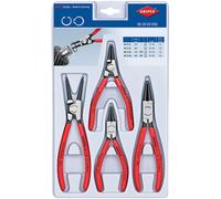 KNIPEX 00 20 03 V02 Set of Circlip Pliers Red